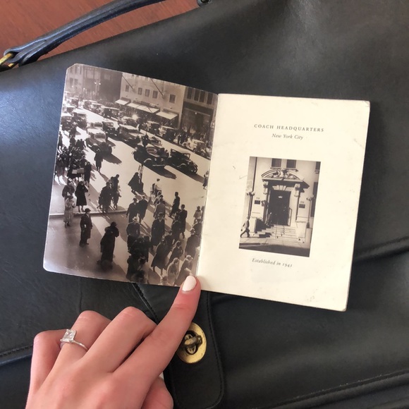 Vintage Coach Messenger Laptop Bag - Black Leather - Picture 11 of 12